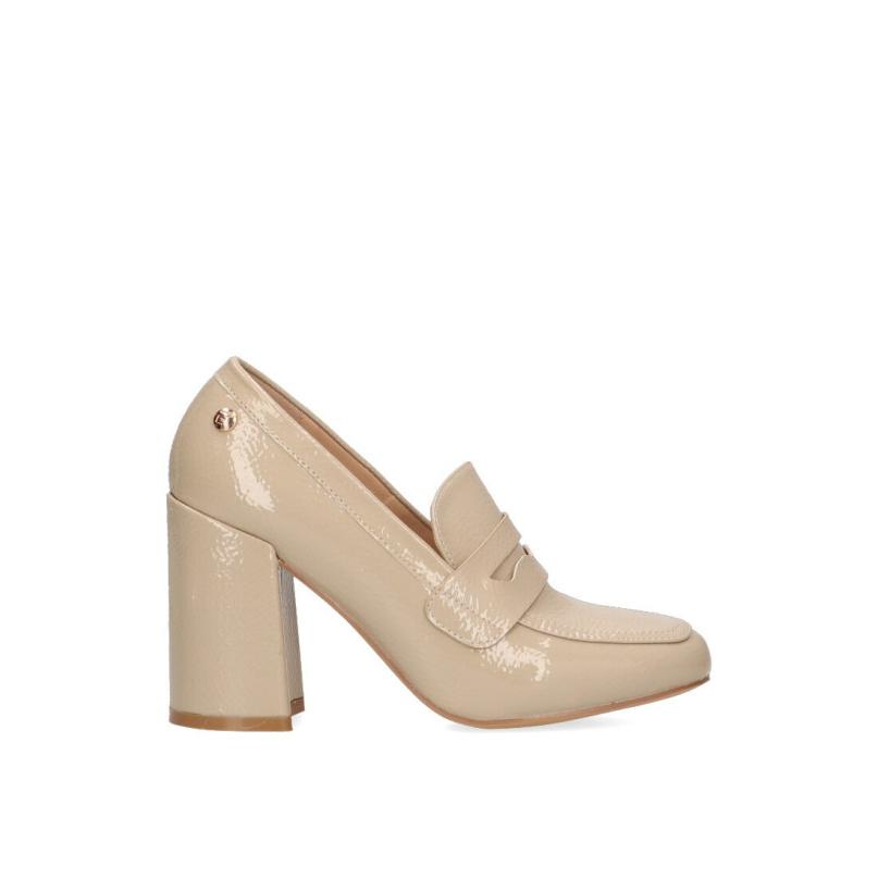 Nautico Kiova Mocasin Weekend Etika - Mujer - Tacón Alto - Modelo 43307 - Color Beige