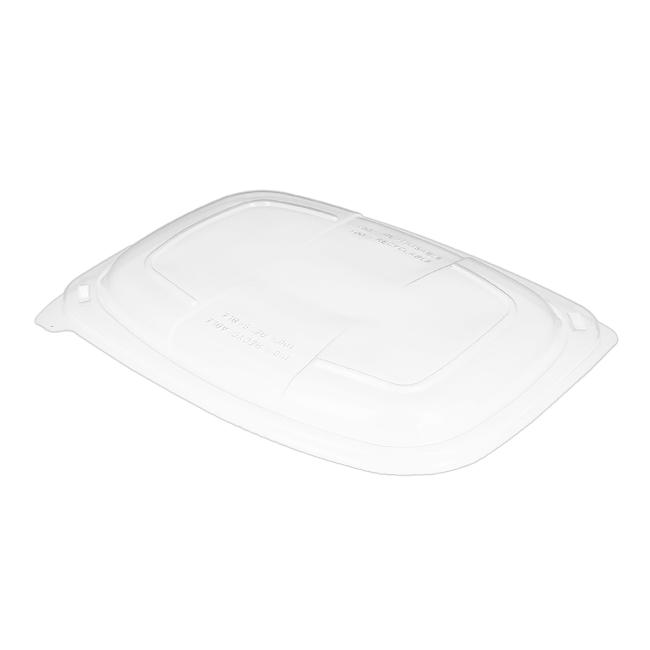 MONOUSO | Tapa de Plástico PP Reutilizable para Envase 1050 y 1250ml 25,5x18,9x2cm (20 Uds)
