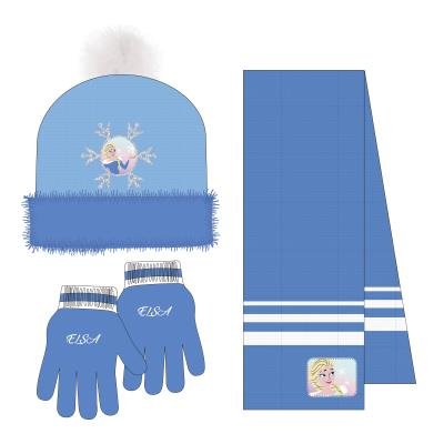CERDA CONJUNTO 3 PIEZAS BUFANDA FROZEN VERANO 2025 52x20x2 Cms.
