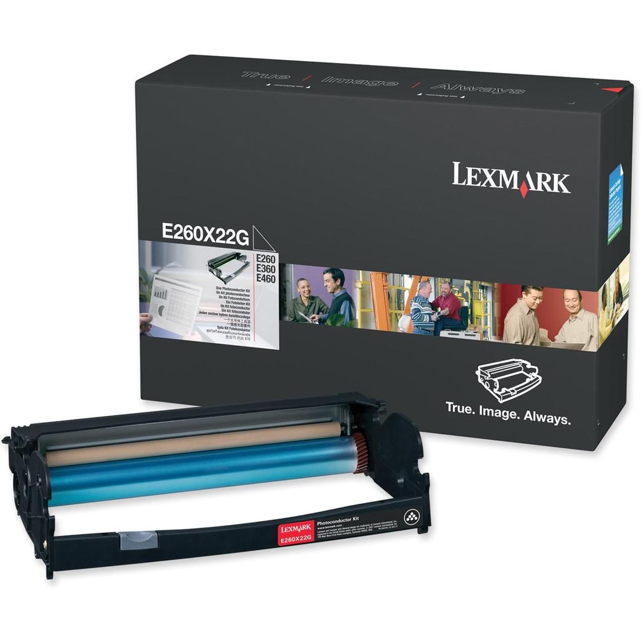 Lexmark Tambor E260X22G Negro - Rendimiento 30,000 Páginas