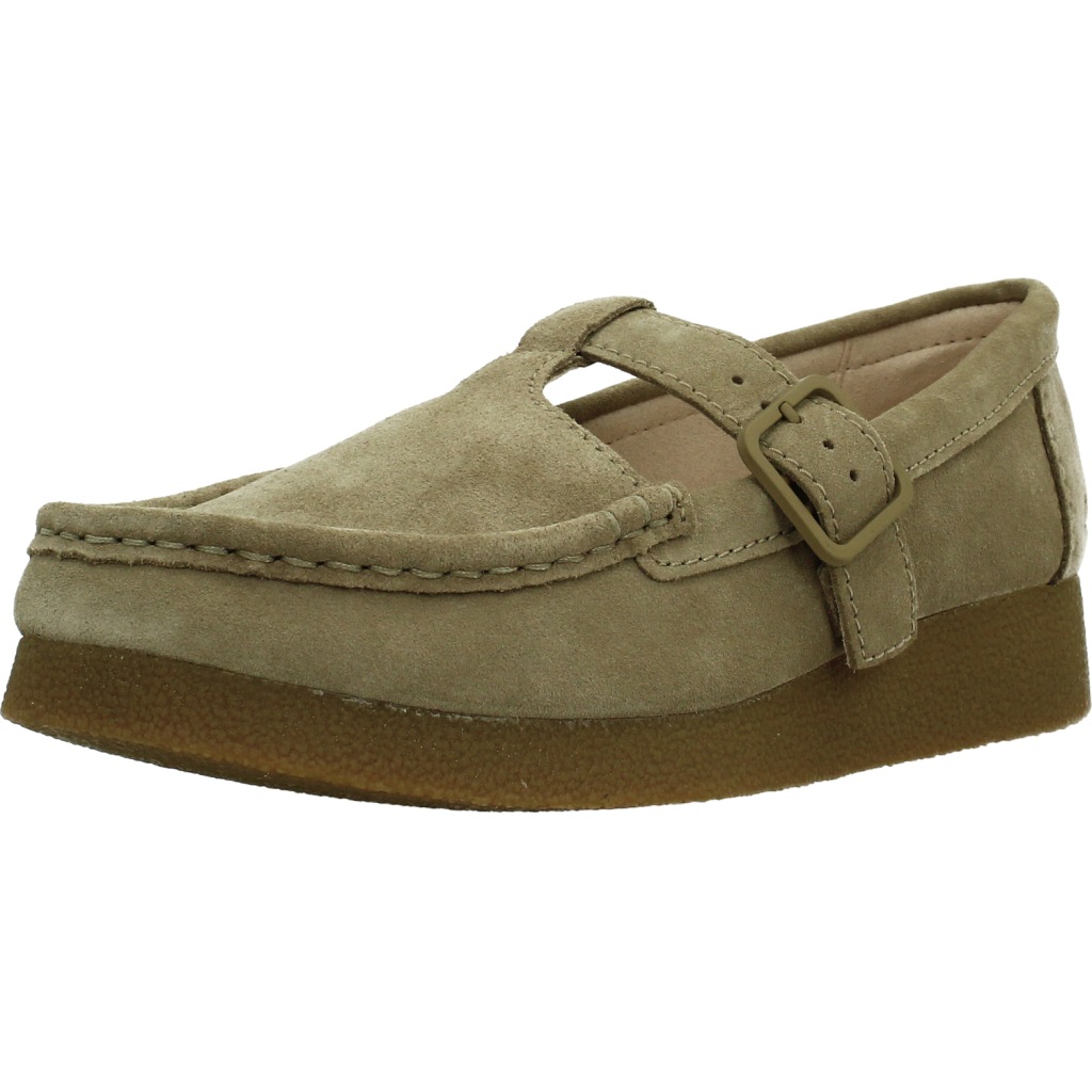 Mocasines Mujer Marca Clarks Modelo Mocasines Wallabee Evo Bar