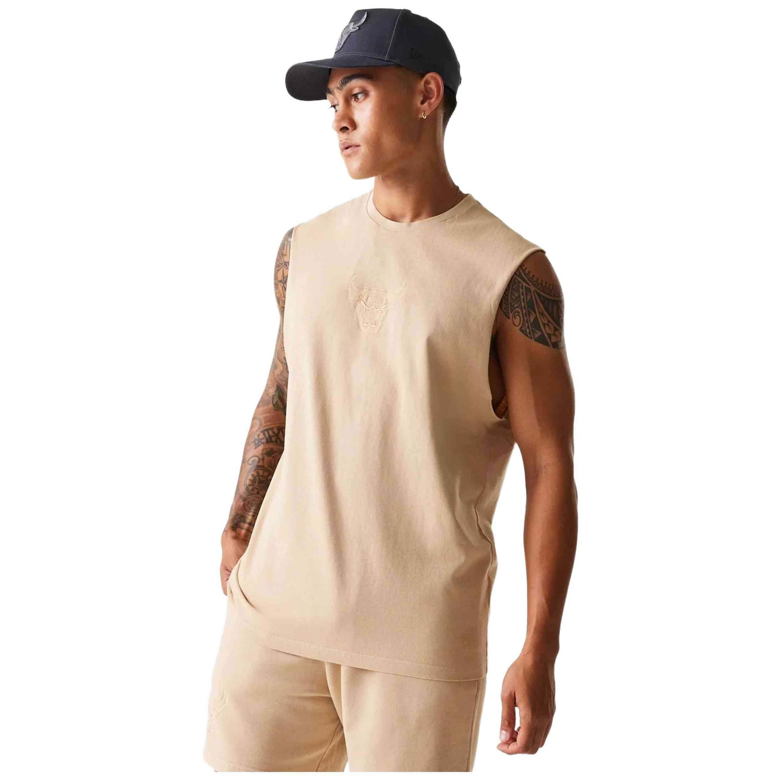 Camiseta De Tirantes New Era para Hombre en color Beige