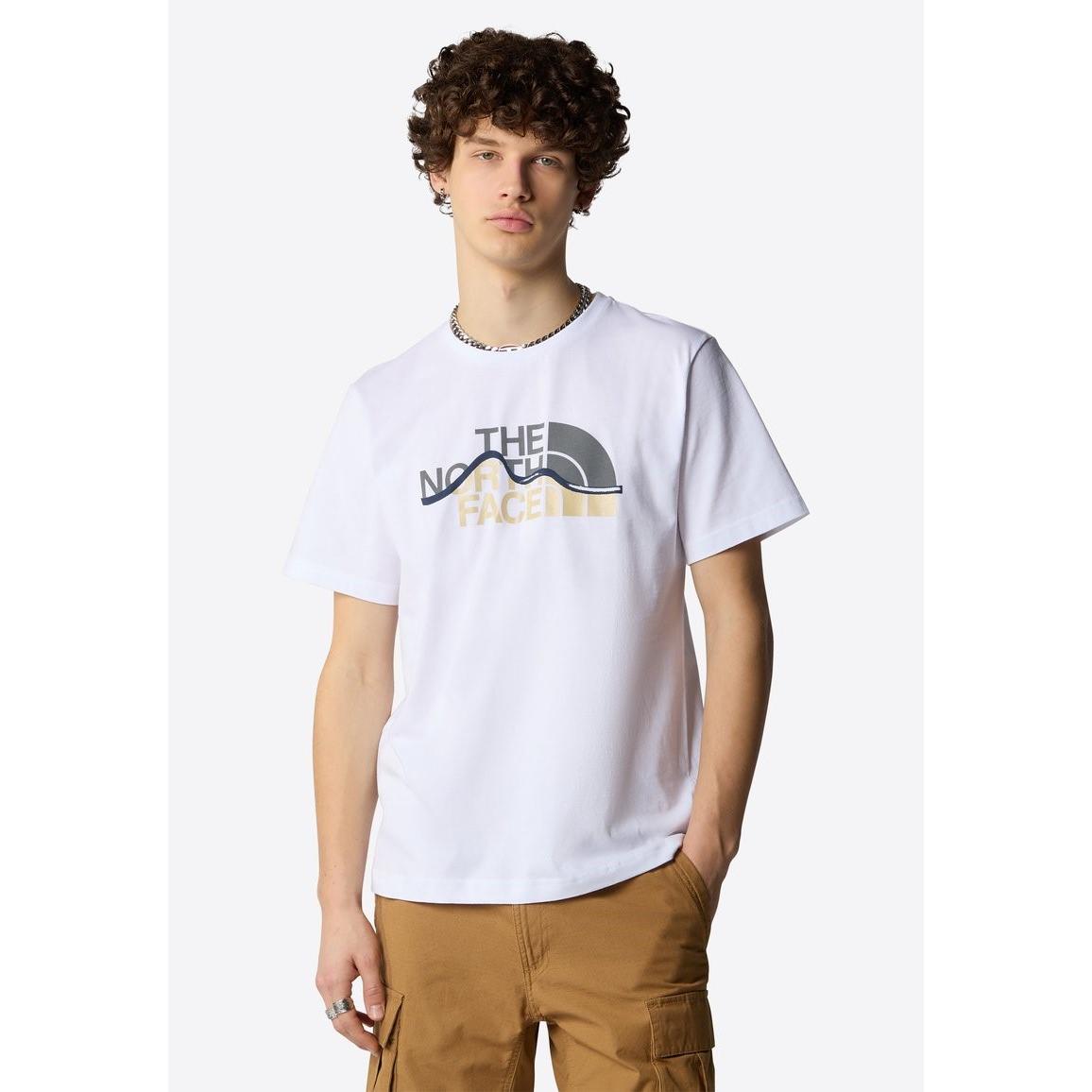 THE NORTH FACE (NORTH) Camiseta The North Face Mountain Line Tee Hombre – Blanca