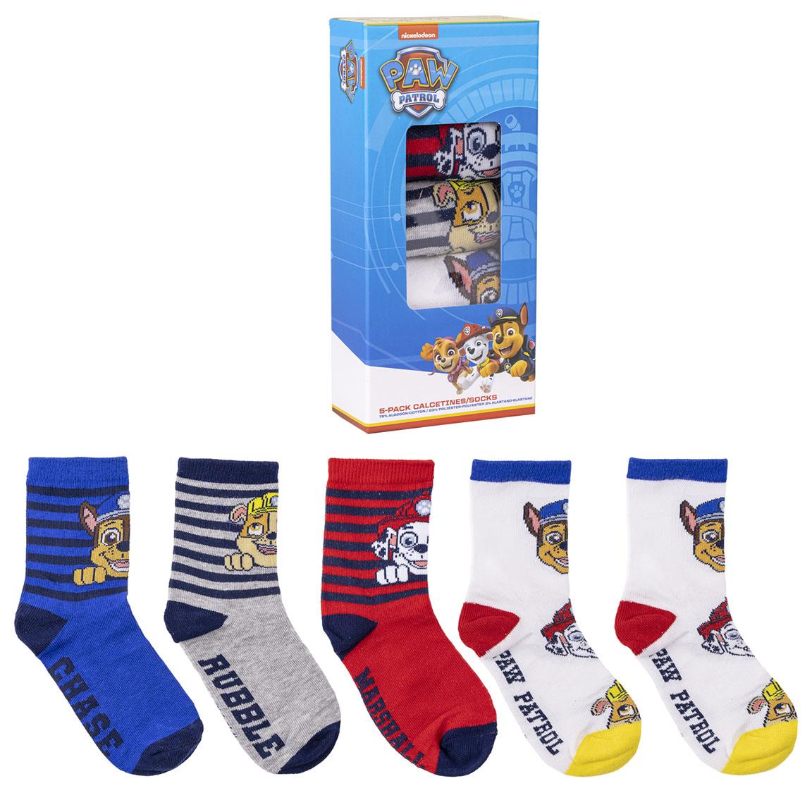 Pack Calcetines Cerdá Paw Patrol 5 Piezas