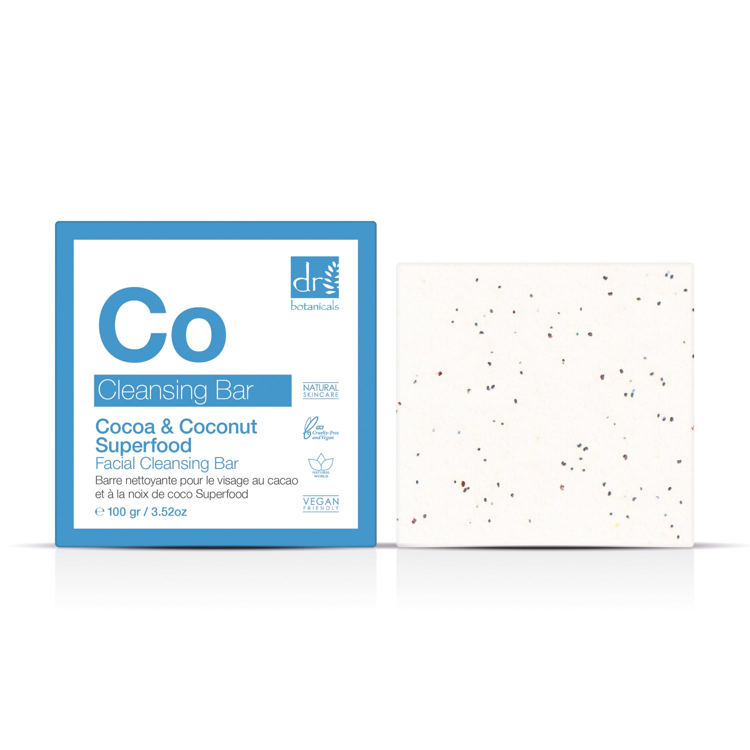 Dr Botanicals Pastilla Limpiadora Facial de Cacao y Coco