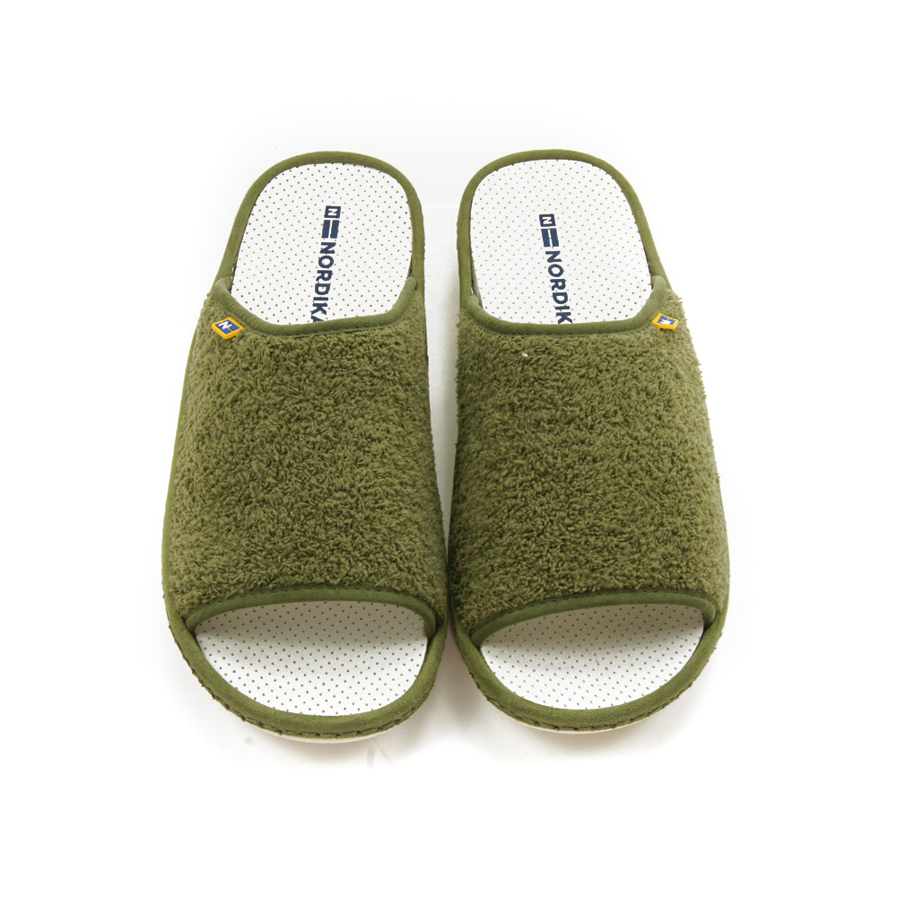 NORDIKA'S mod. 2043 zapatilla casa para hombre en toalla rizo, sin cordones