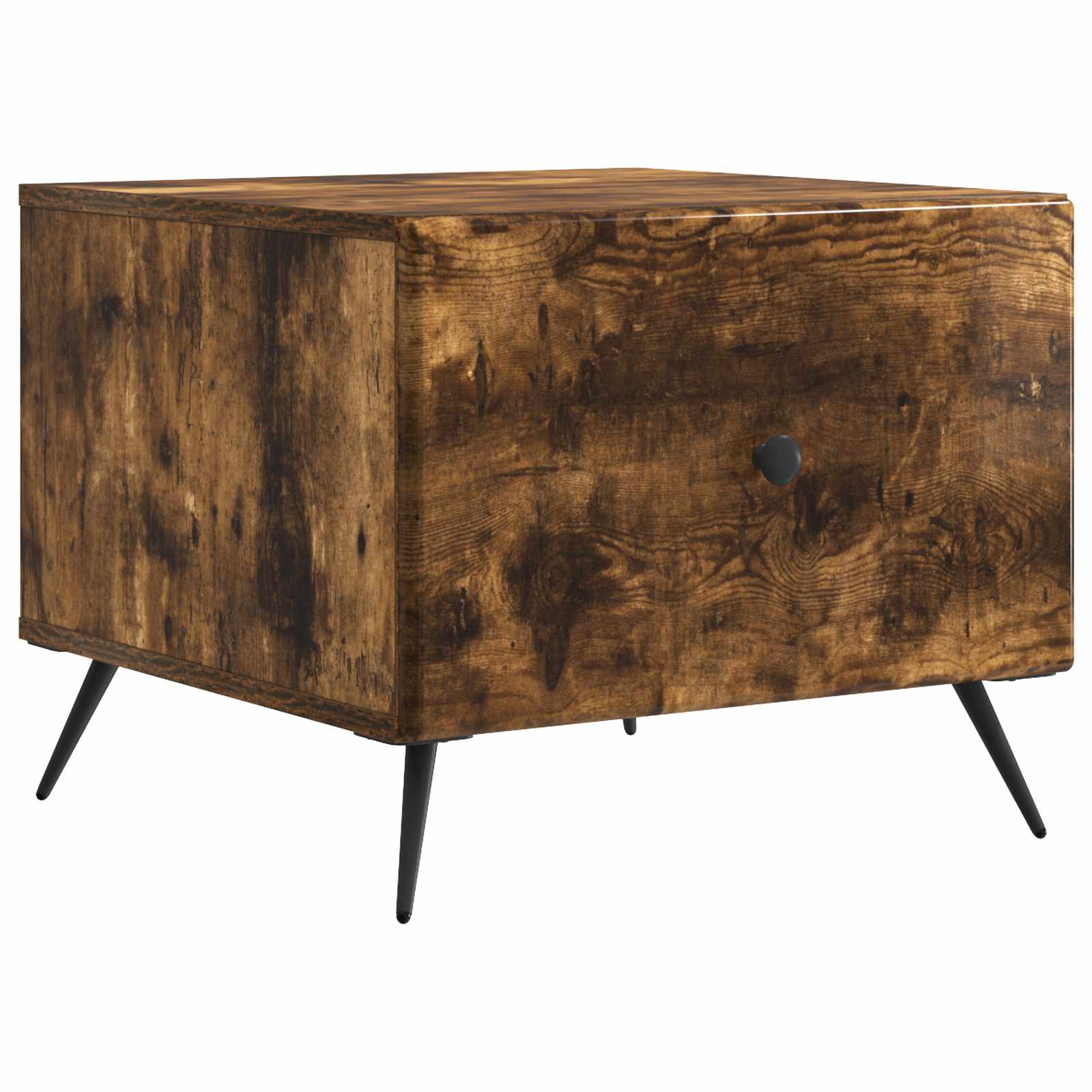 vidaXL Mesa de Café con cajón 49 x 50 x 40 cm Madera de Ingeniería Multicolor