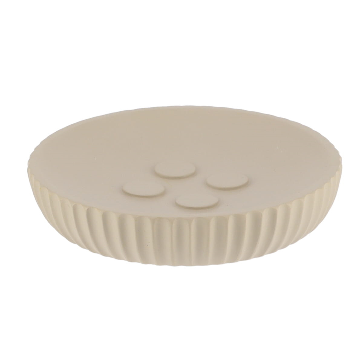 PLUSHOME Juego de Baño 4 Piezas - Dispensador Poliresina Alta Calidad