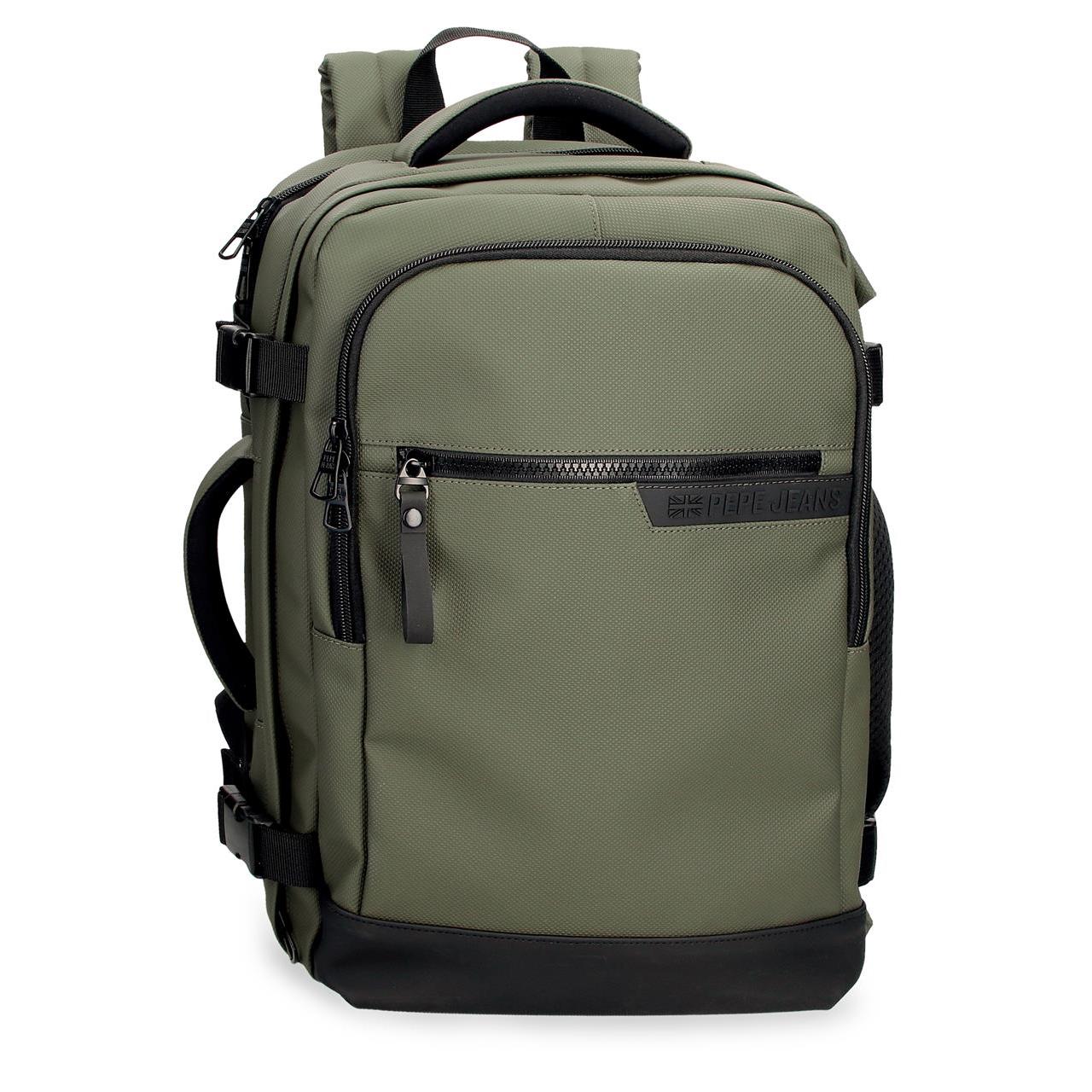 Pepe Jeans - Mochila Dorking de viaje ergonómica para hombre, resistente y ligera, adaptable a trolley