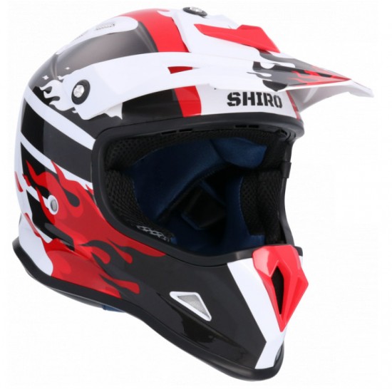 SHIRO MX-308 FIREFLY ROJO CASCO INFANTIL CROSS 1619-0009