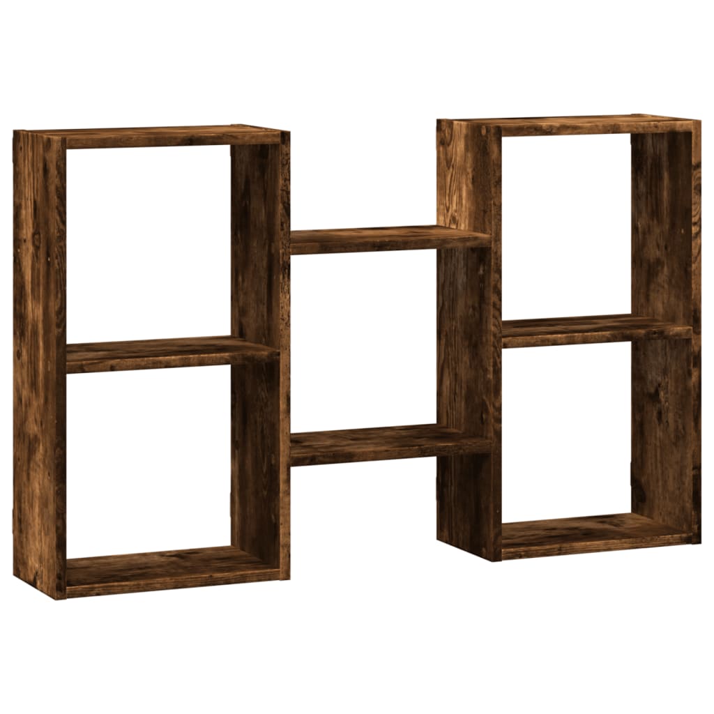 vidaXL Estantería de pared madera de ingeniería  96x18x60 cm Multicolor