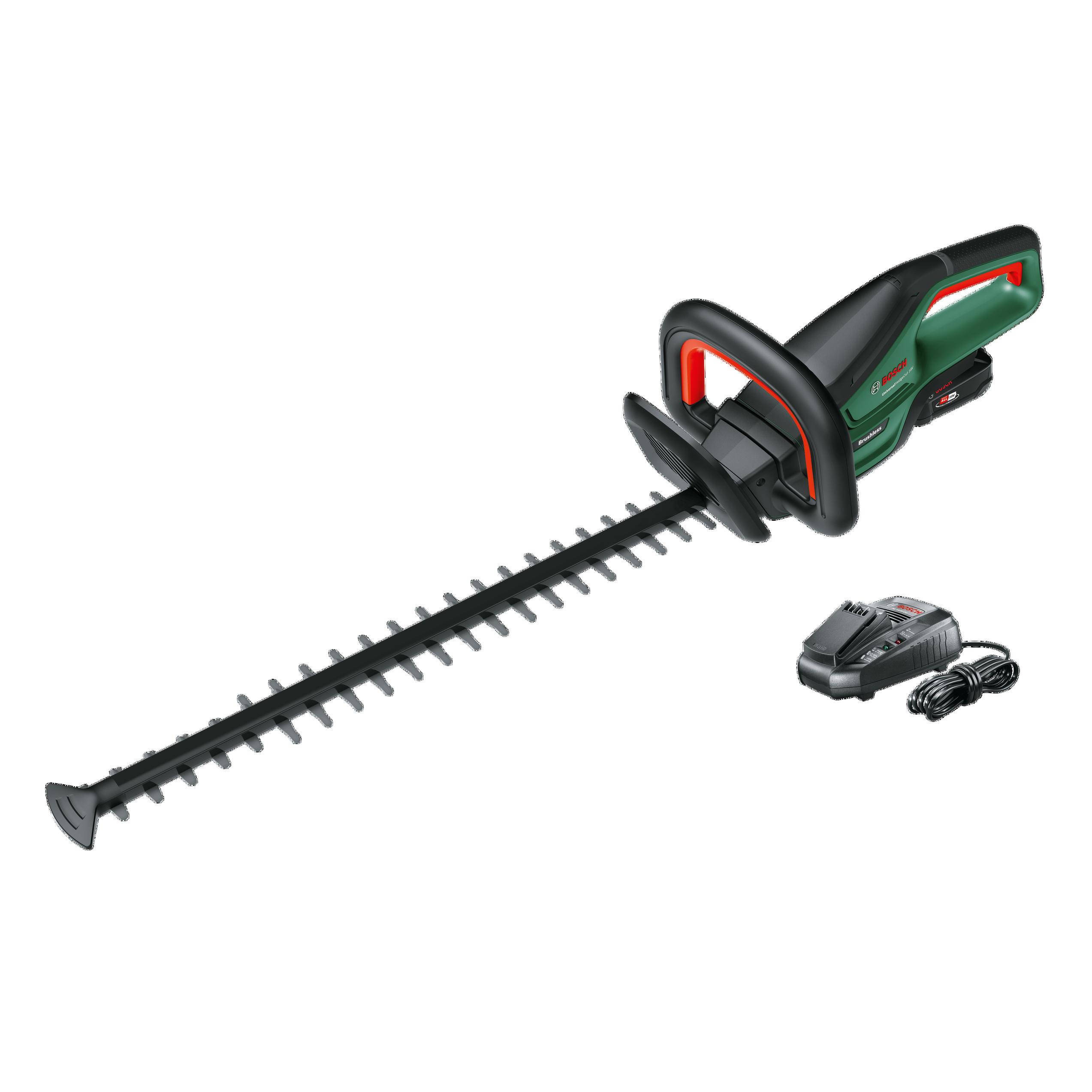 BOSCH 0600849J01 Tijeras cortasetos a batería UniversalHedgeCut 18V-55 (Incluye batería y cargador)