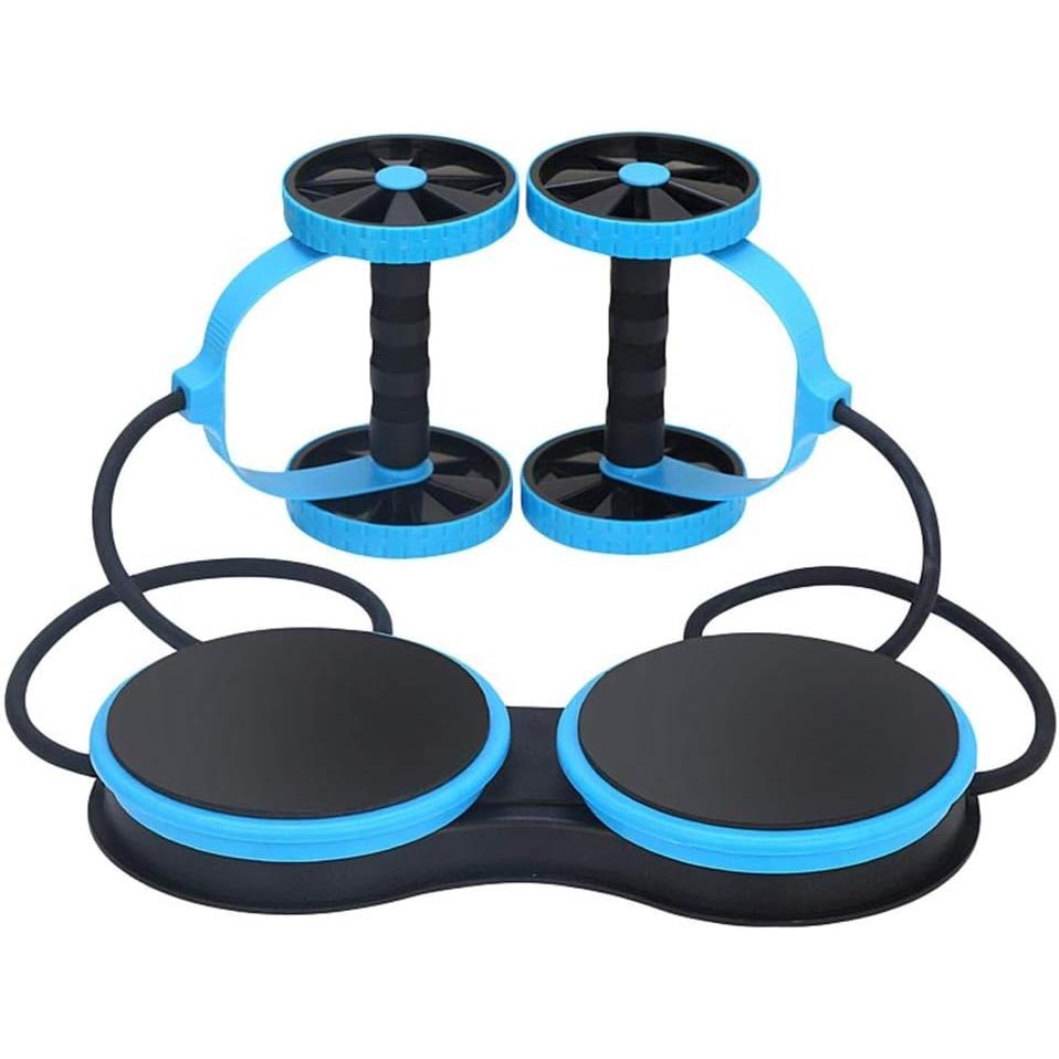 Bandas de Resistencia, AB Roller para Rueda Abdomen Ejercicio Multifuncional Seguro Rueda De Entrenamiento AB Wheel Familia Fitness Musculatura Máquina para Hombre y Mujer
