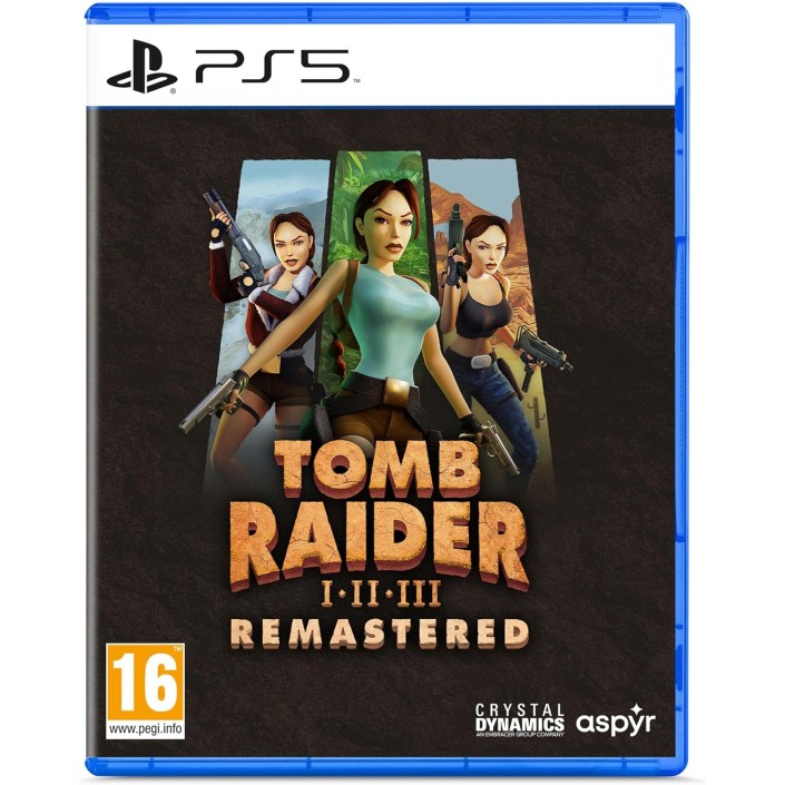 Juego Tomb Raider I-III Remasterizado Para Playstation 5 | PS5 PAL EU - Nuevo Original Precintado