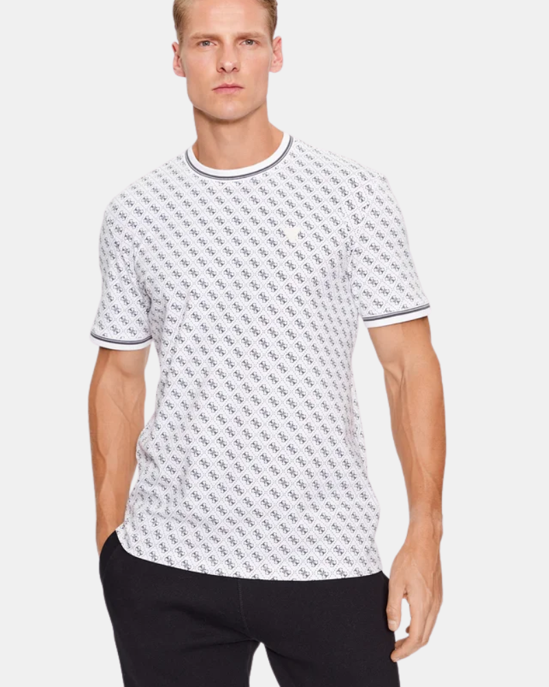 GUESS Z2YI05 J1314 Camisetas Manga corta Hombre Blanco