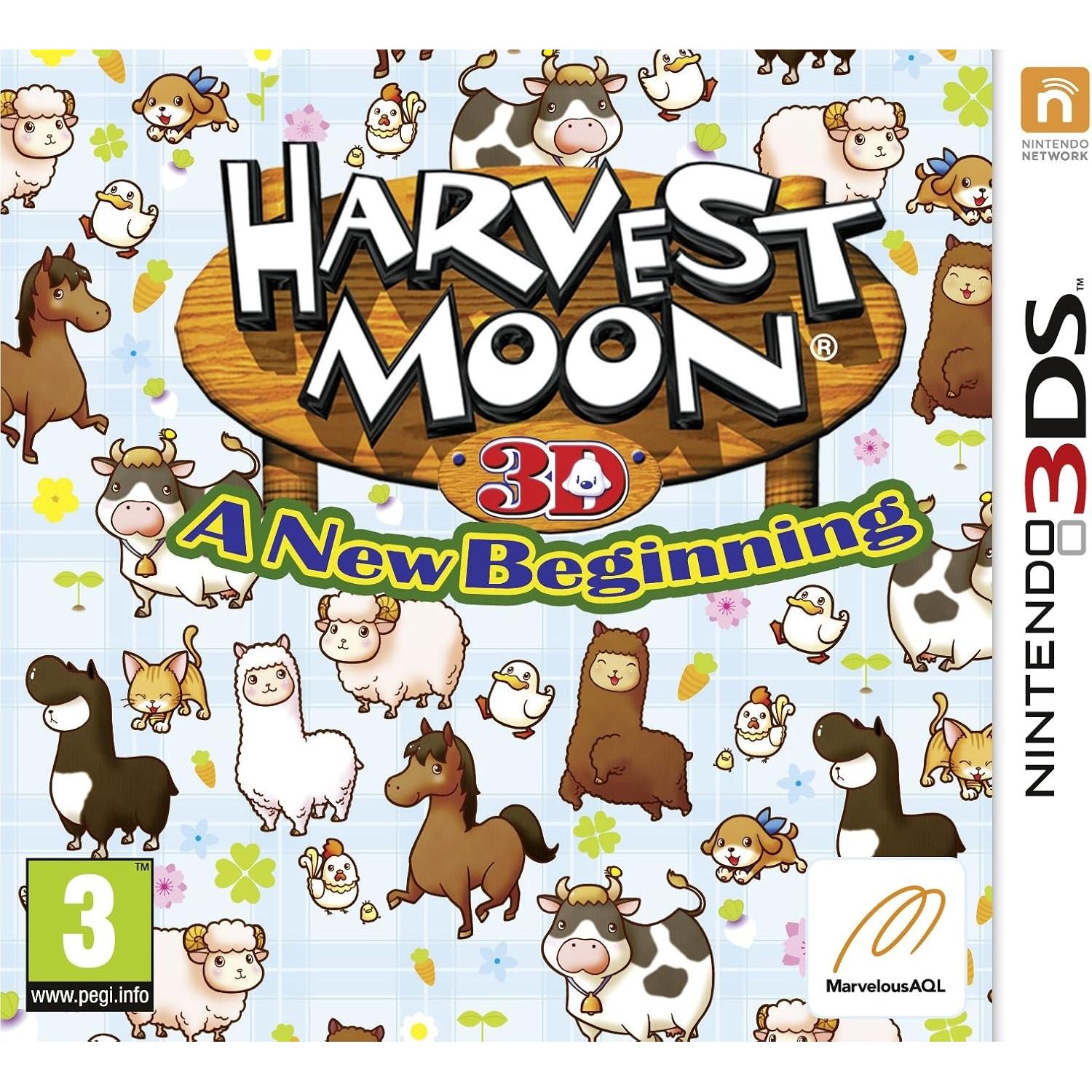 Harvest Moon: A new Beginning, Juego para Consola Nintendo 3DS