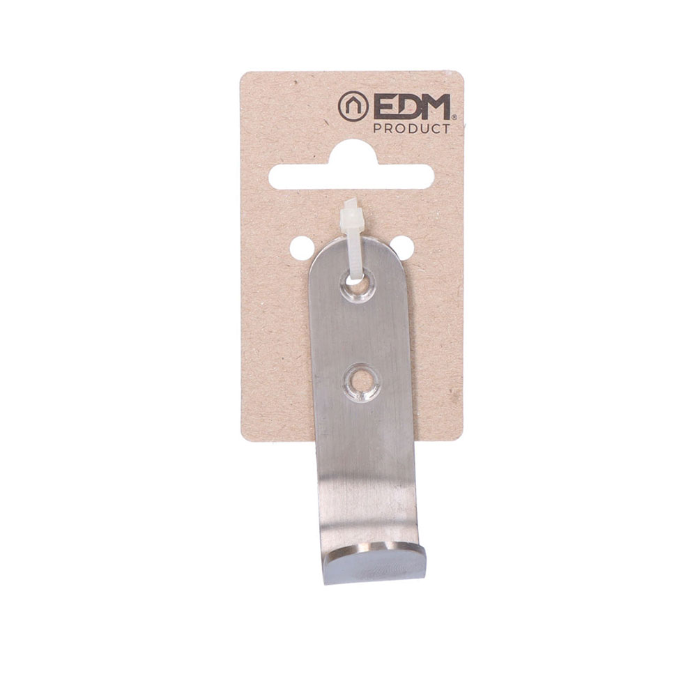 COLGADOR SIMPLE ACABADO INOX. MATE EDM