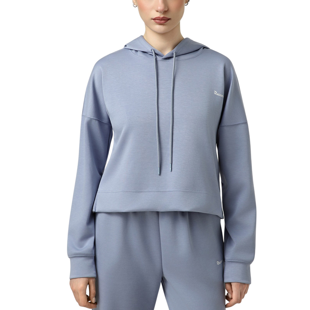 Sudadera de Mujer Radder Nocturne - Corte recto holgado, los hombros caídos y la capucha ajustable , libertad de movimiento y un estilo moderno