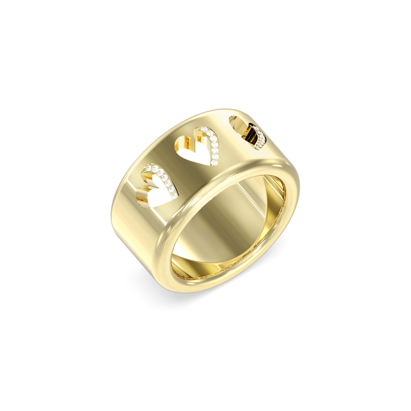 Guess Anillo Mujer By Your Side De Acero Dorado Talla Europea 58 Talla España 18,00 Jubr06086jwyg58