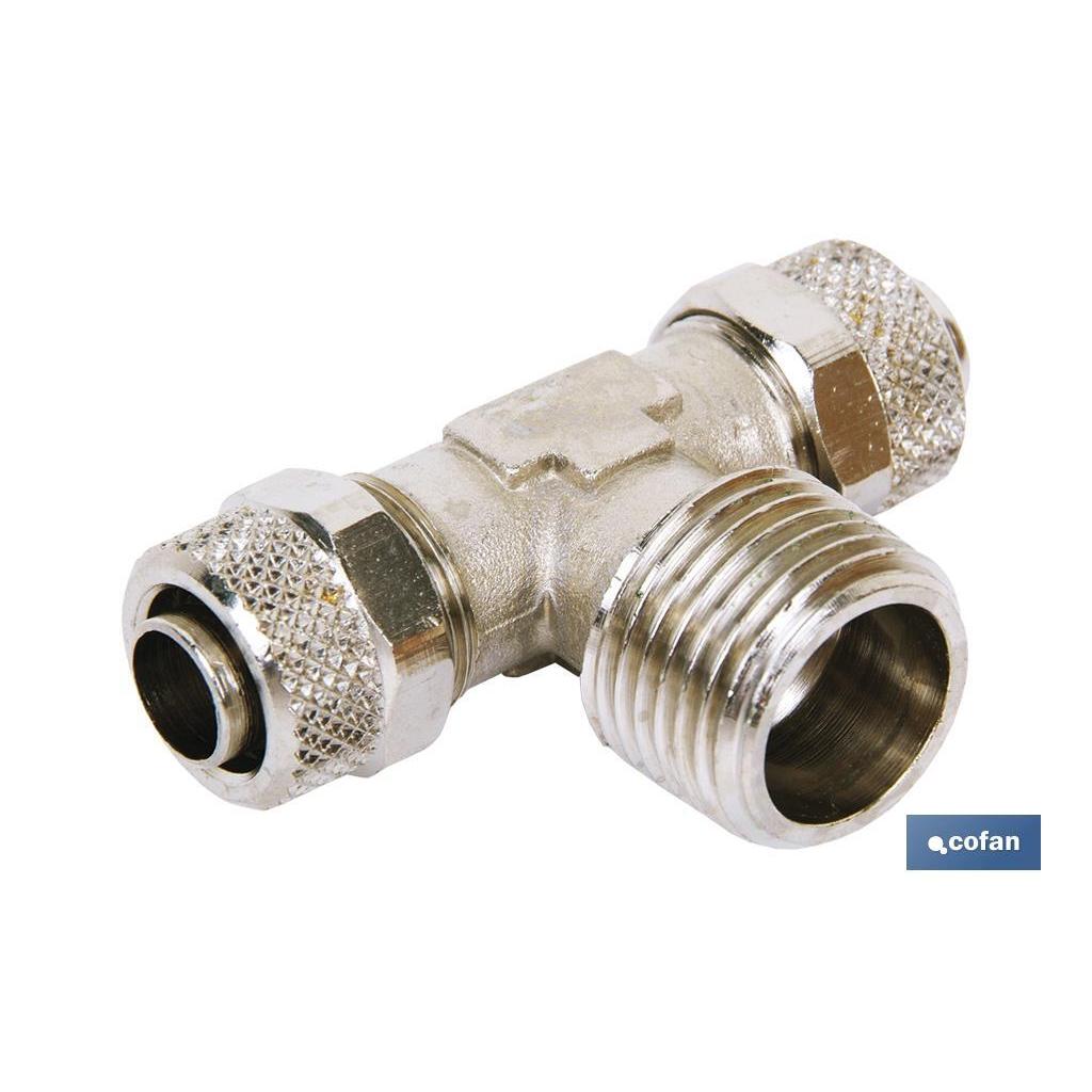 Cofan Racor Cónico Rosca Macho Forma de T Suministros Industriales