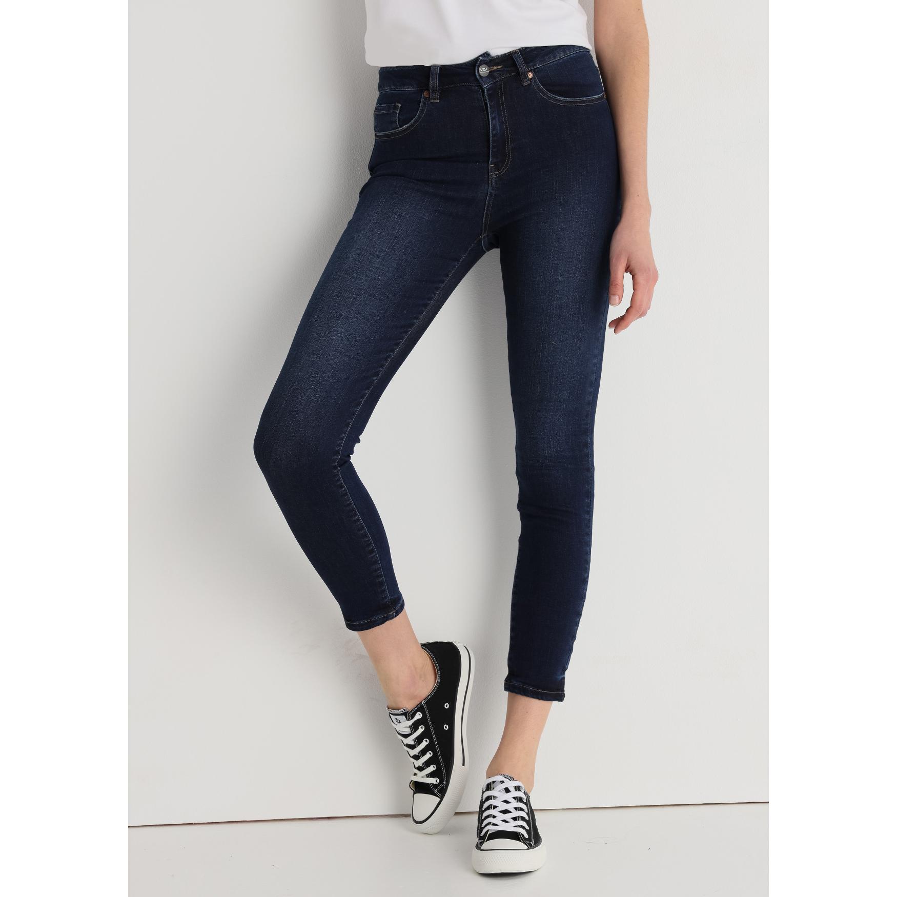 Victorio & Lucchino - Jeans lavado azul oscuro - Skinny fit - Tiro Medio- Tallaje en Pulgadas- Tallaje en Pulgadas