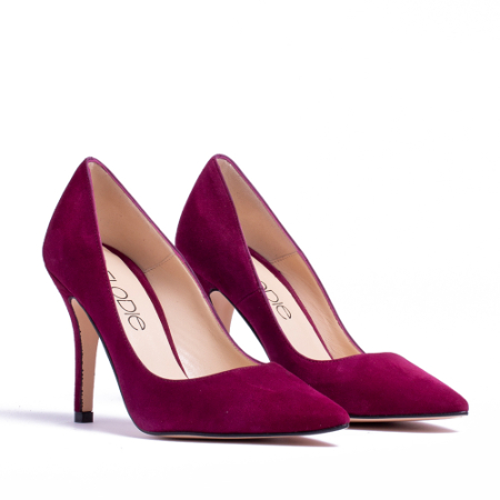 ELODIE SALON HEIDI EN PIEL ANTE GRAPE, MADE IN SPAIN