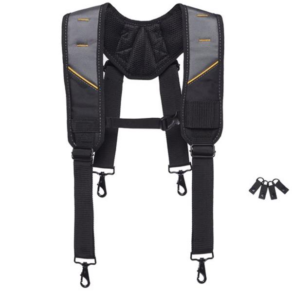 Tirantes Acolchados TB-CT-51P para Cinturones ToughBuilt - Correas Ajustables con Refuerzos de Tensión y Presillas Universales