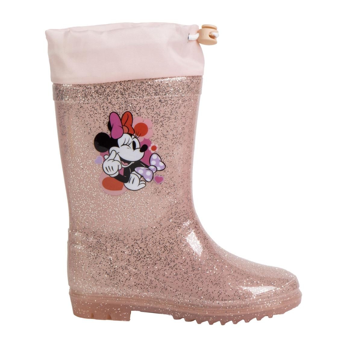 CERDÁ LIFE'S LITTLE MOMENTS | Botas de Lluvia de PVC Cars y Minnie Mouse para Niños y Niñas - Calzado Infantil Impermeable con Forro Textil, Suela Antideslizante y Licencia Oficial, Ideales para Días de Lluvia y Uso Diario