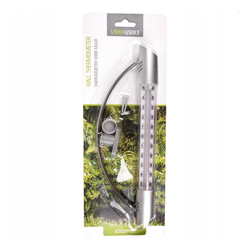 TERMOMETRO VENTANA 23 CM PLATA