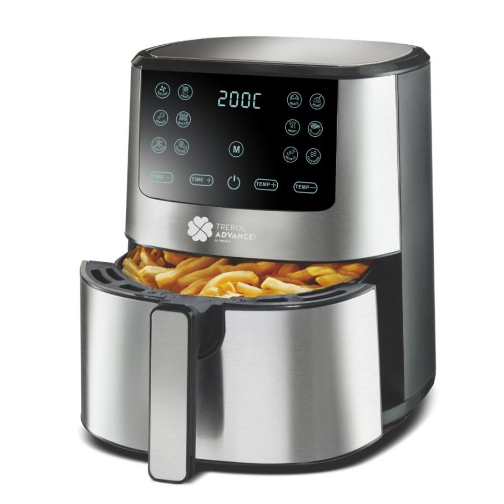 Freidora De Aire Sin Aceite 5 L Gran Capacidad de Cocinado y Fácil de Limpiar TRÉBOL ADVANCE