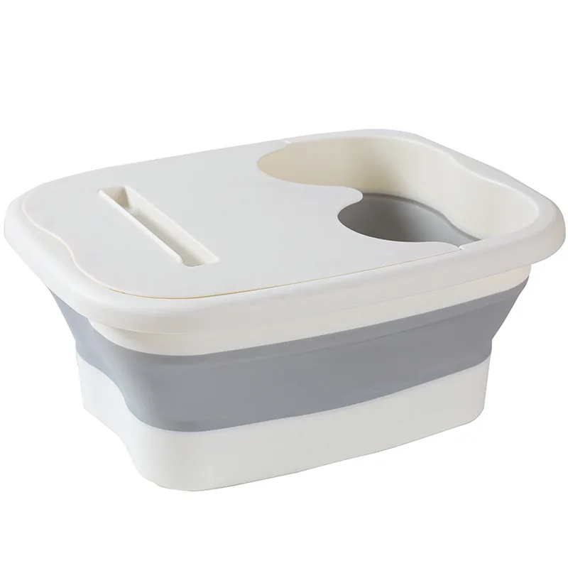 Baño De Pies Plegable Con Masaje Cuenco De Baño Portátil Eco-amigable Para Spa Y Pedicura Uso Doméstico Sauna Y Bañera