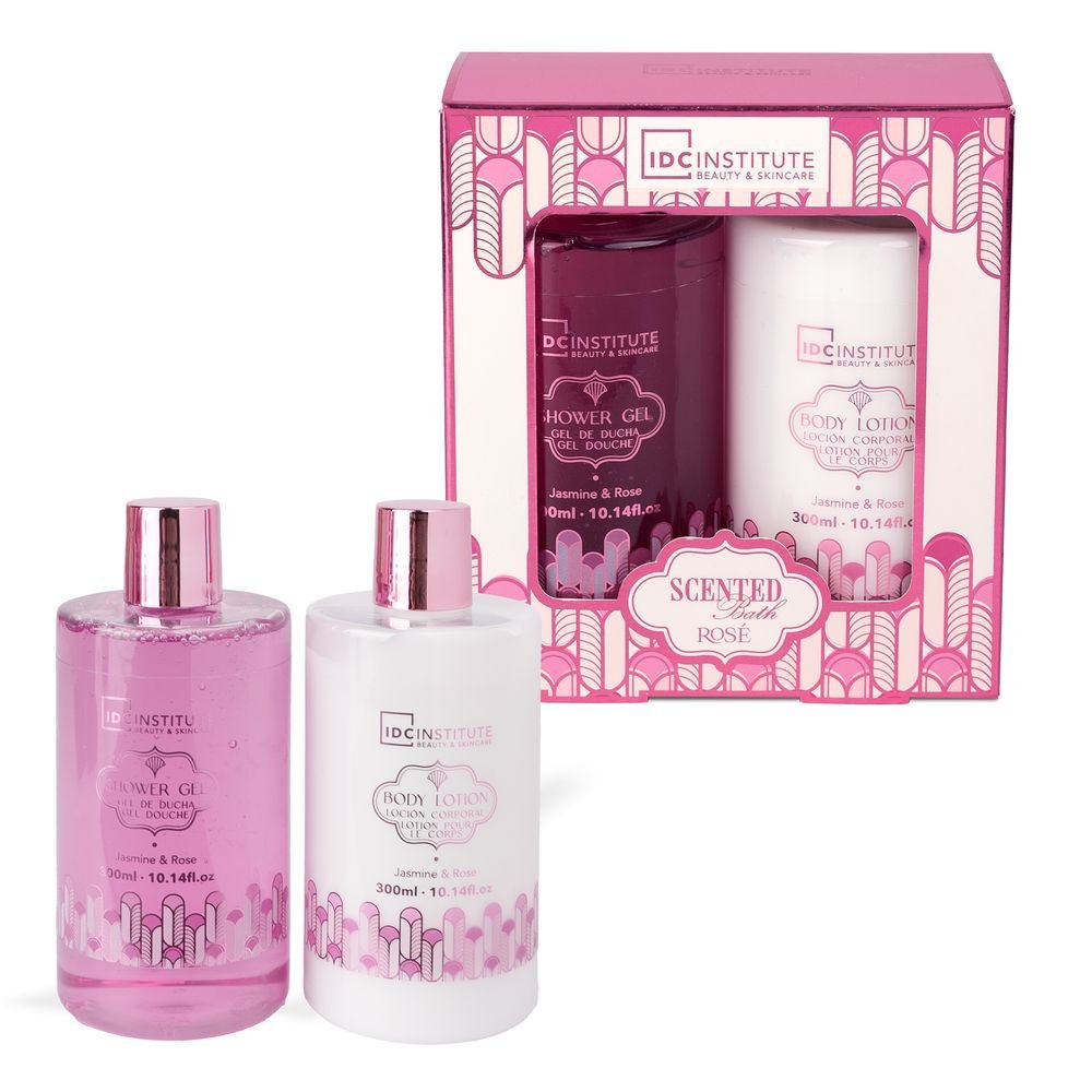 IDC SET BAÑO DUO ROSE GEL Y LOCION CORPORAL IDC ROSE