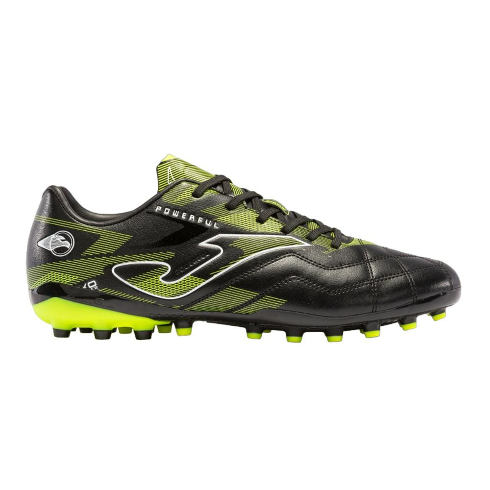 Zapatillas Joma Powerfull 2331 Negro Amarillo Limon Ag Poww2331Ag Futbol Cescep Artificial