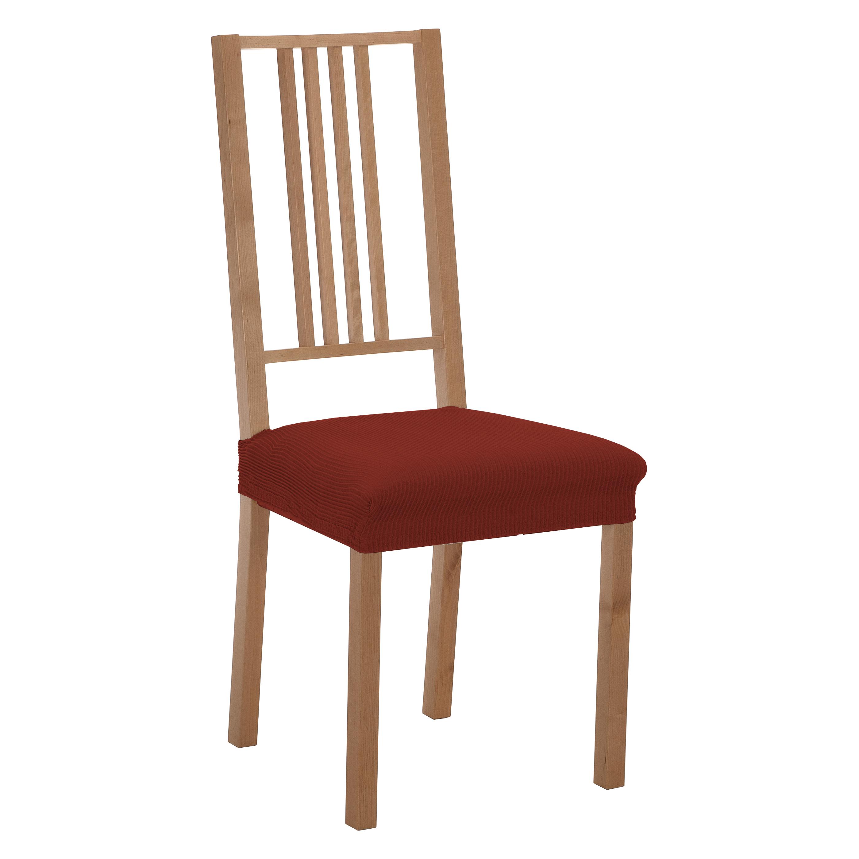 VALENTIA HOME Funda Silla Asiento/Respaldo Pack 2 Camelia | Protector Silla | Fundas Desmontables Lavables
