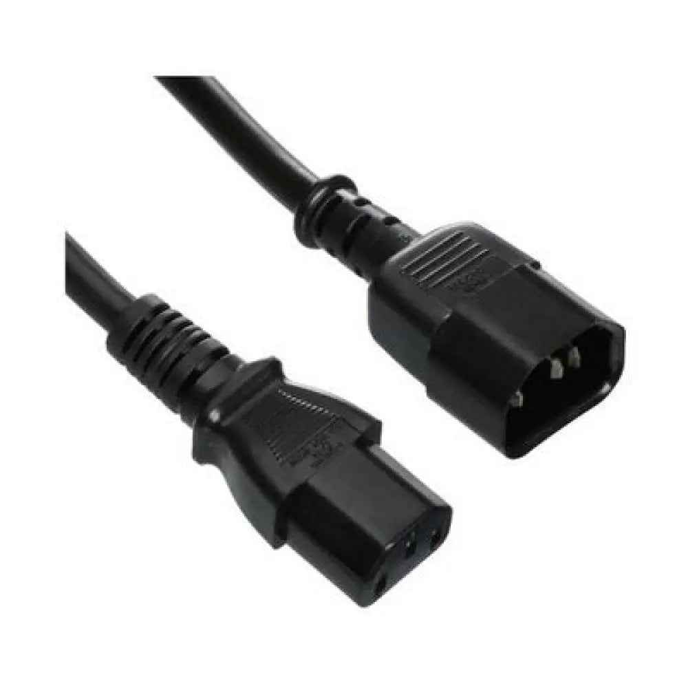 Nanocable - Cable prolongador alimentación CPU 1,5 m con conector C13 hembra y C14 macho, 100% cobre AWG18 para dispositivos hasta 1500W