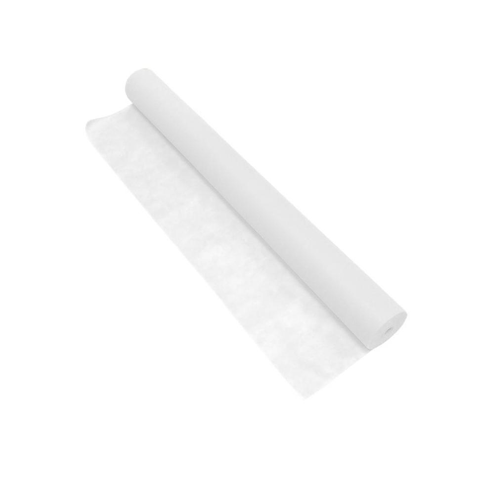 Rollo mantel Tejido No Tejido (TNT) 120x50m Blanco precortado