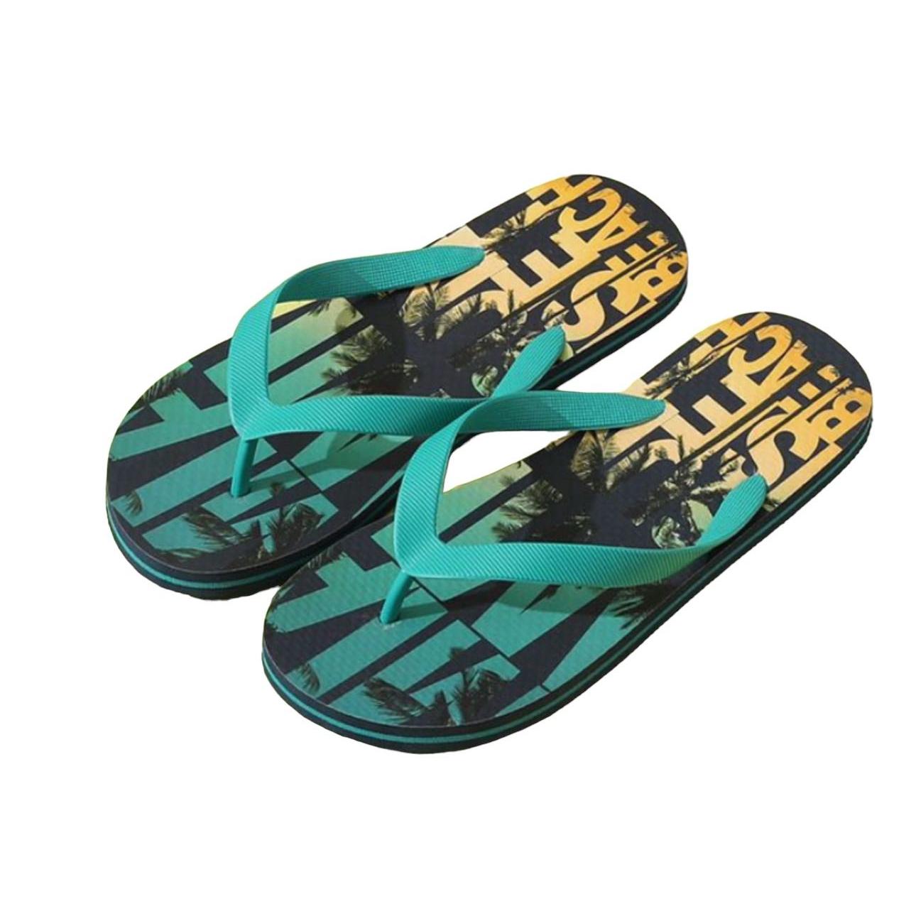 Chanclas de dedo para hombre,chacla de dedo estampado de hombre Chanclas Originales Sandalias planas para hombre y mujer, zapatillas de playa a la moda con punta de Clip en espiga, impermeables, transpirables, zapatillas con Chanclas Negras