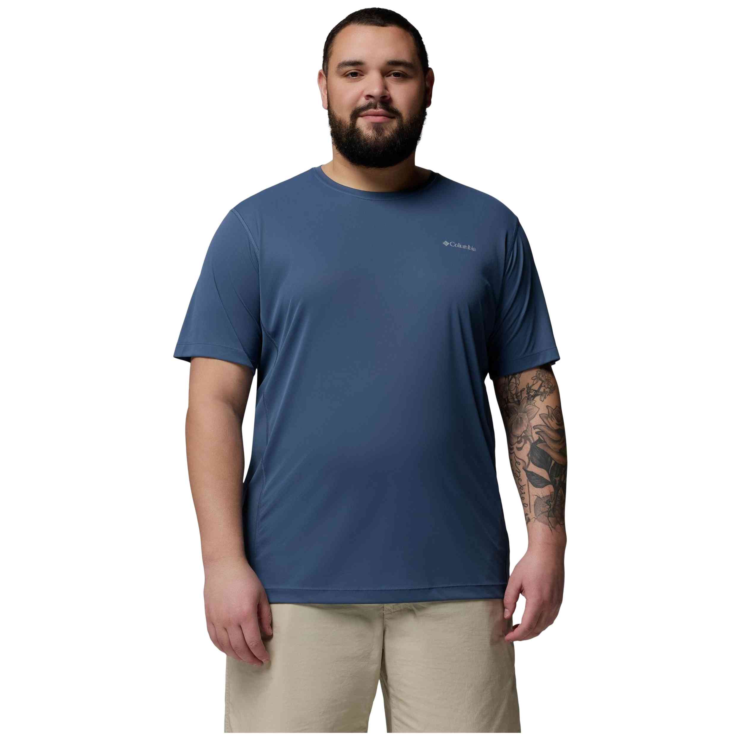 Camiseta De Manga Corta Columbia modelo Camiseta Columbia Zero Rules Light manga corta azul índigo para Hombre en color Azul