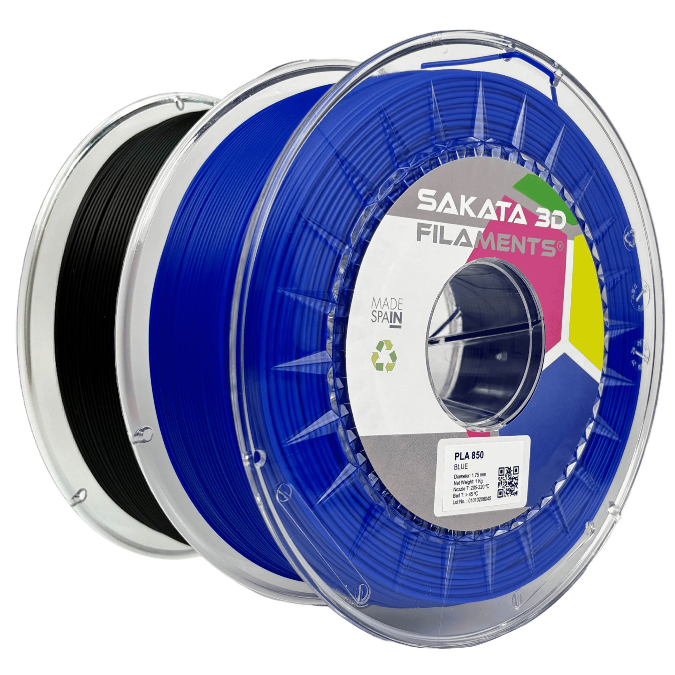 PLA 850  Pack 2Kg  1,75mm  SUPERIOR al PLA Standar  Mayor Resistencia y Prestaciones Mecanicas  Marca SAKATA 3D FILAMENTS  Directo de la Fabrica  Filamento 3D  Filamento para impresora 3D  Impresora 3D