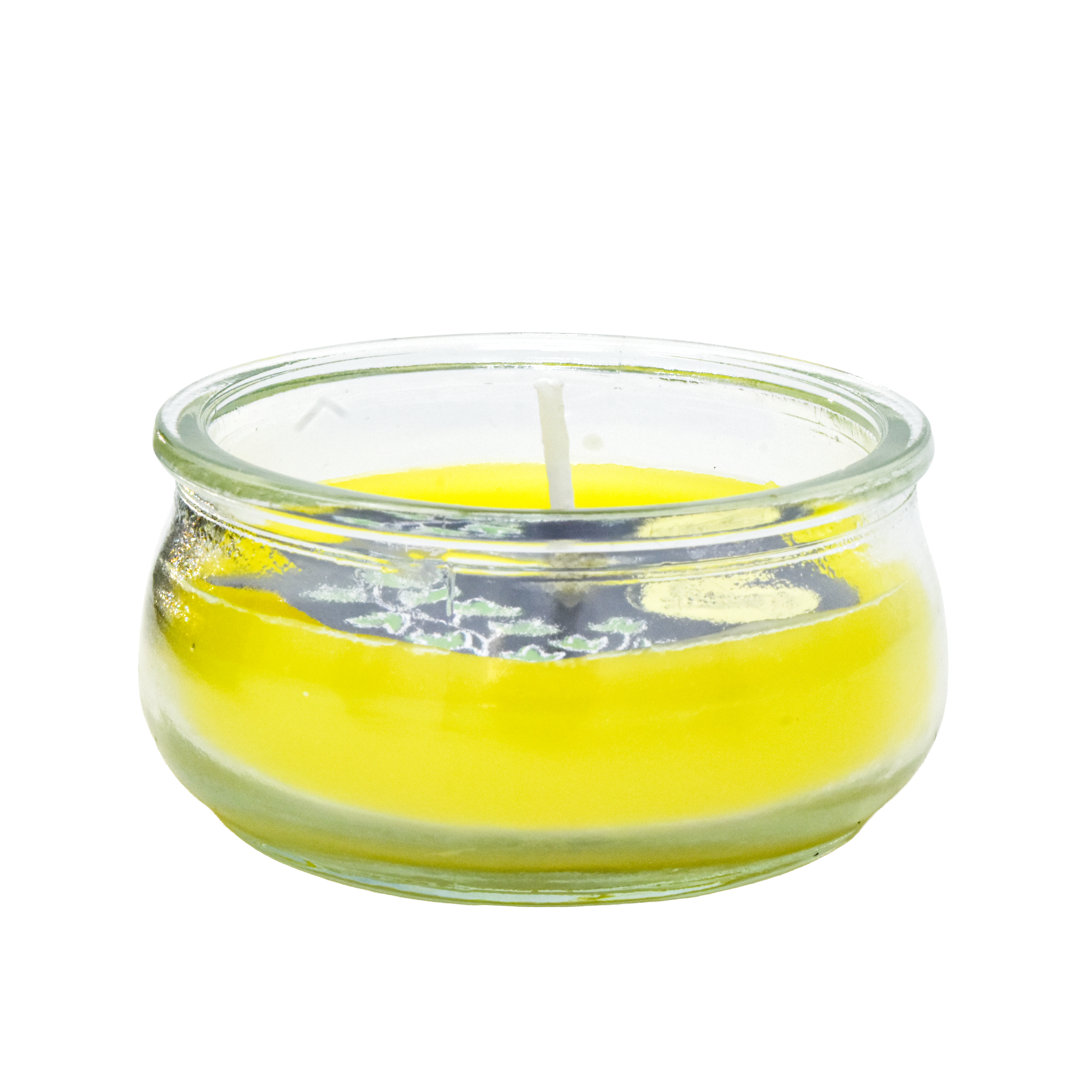 Velas de Citronela Antimosquitos en Tarro Bajo de Cristal Para Exterior | Velas Decorativas Aromáticas con Suave Olor a Limón | Vela Anti Mosquitos Para Jardín, Terraza, Camping y Picnic