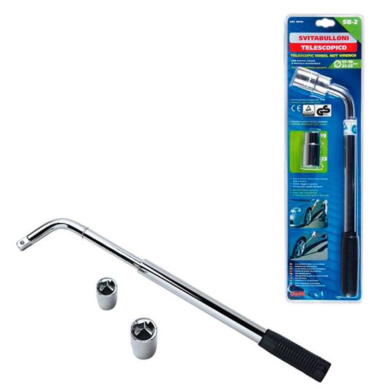 Llave De Tuercas De Rueda 17-19/21-23 Mm Con Llave Doble Reversible LAM65924