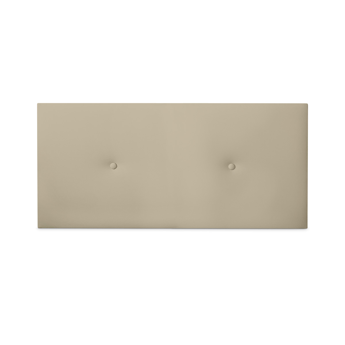 Duérmete Online Cabecero Firenze Polipiel Acolchado - Beige  - Altura 60cm  - Alta Gama