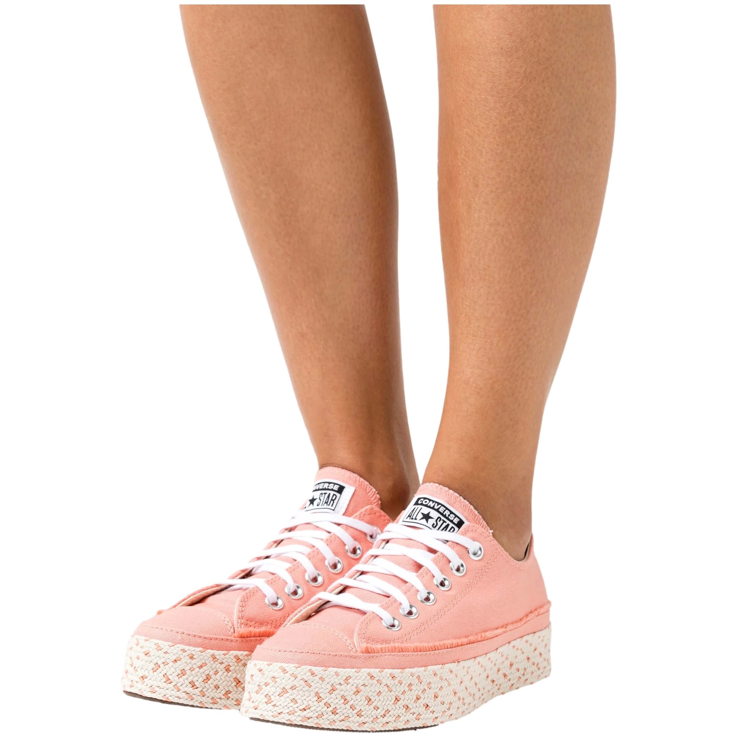 Calzado Converse modelo Ctas Espadrille Ox Pink Quartz/White