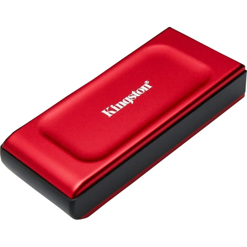 Kingston xs1000 disco duro solido portatil ssd 2tb usb 3.2 - color rojo