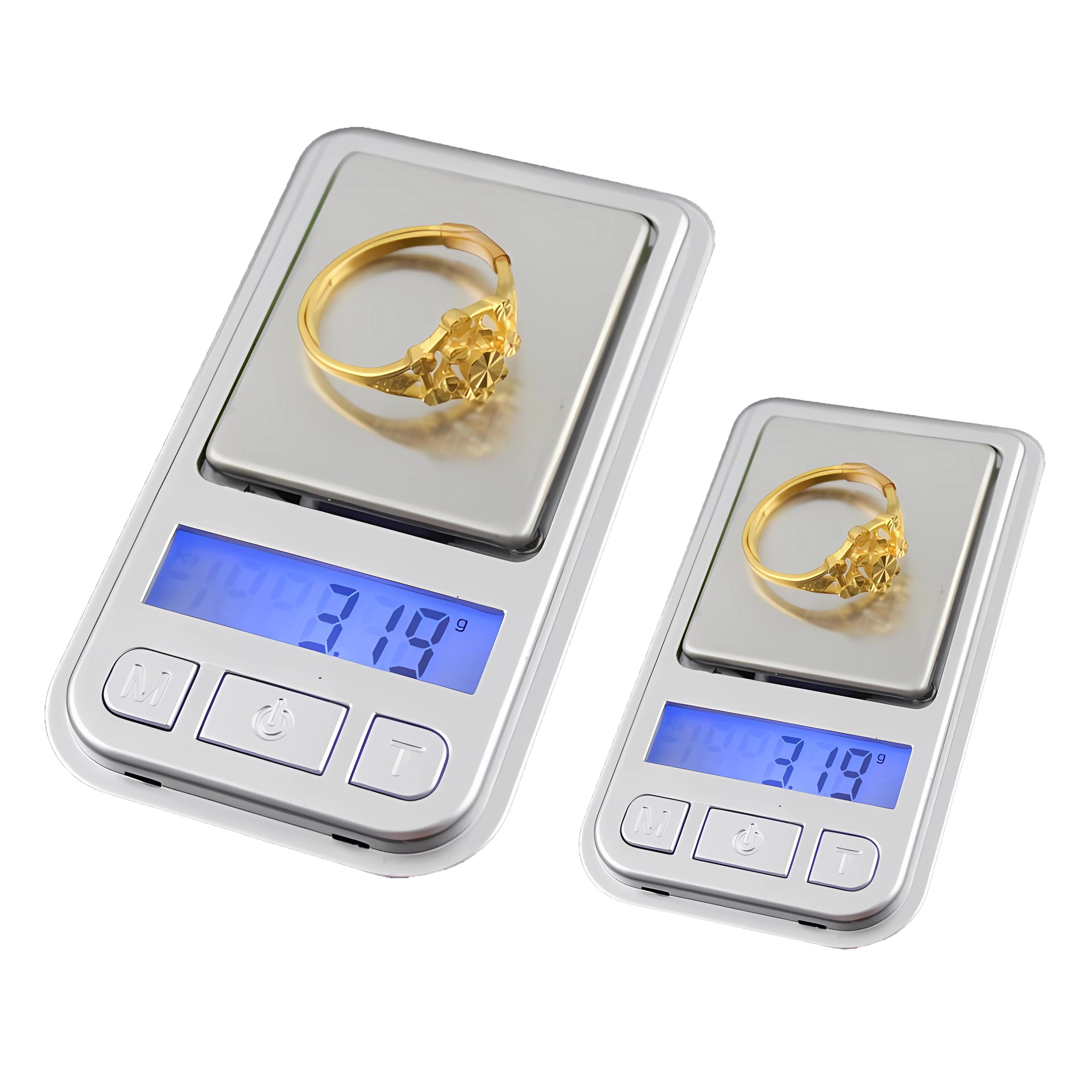 Báscula Digital Electrónica Euroxanty de Bolsillo para Joyería de Oro - Precisión 200g/0,01g