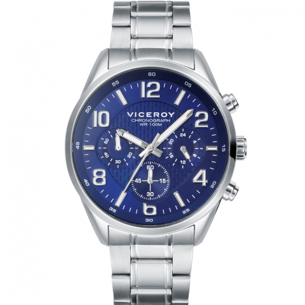Viceroy Reloj de hombre Magnum de acero con cronógrafo