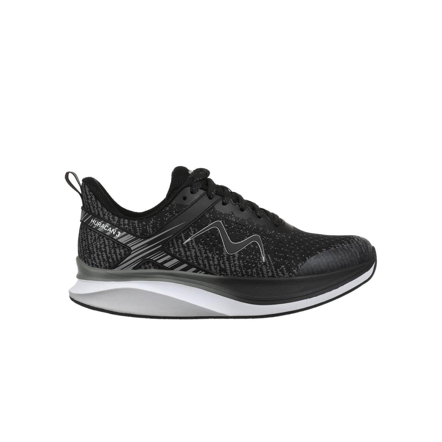 MBT HURACAN 3 LACE UP BLACK - Máximo confort - Amortiguación superior - Suela con alto nivel de balanceo