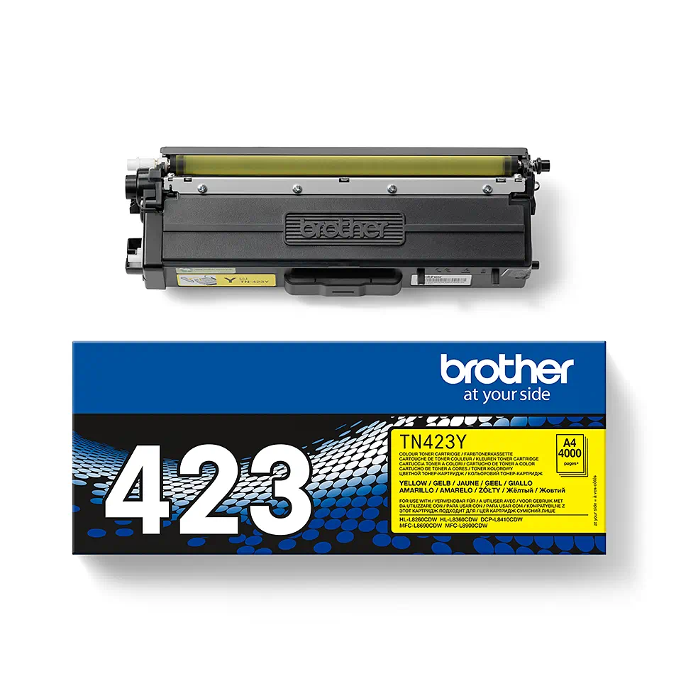 Brother tn423 amarillo cartucho de toner original - tn423y