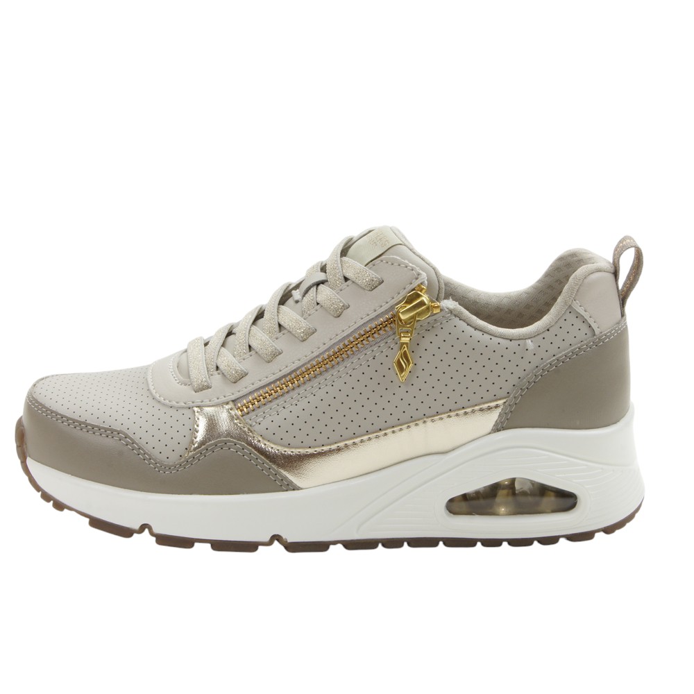 Skechers mod. 177873 zapato sport para mujer en sintetico, cordón elástico