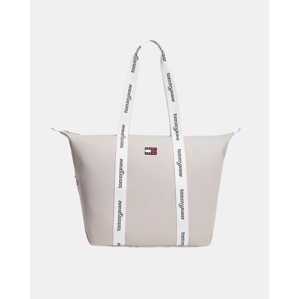 TOMMY HILFIGER AW0AW18461AEP Bolsos Bandoleras Mujer Beige